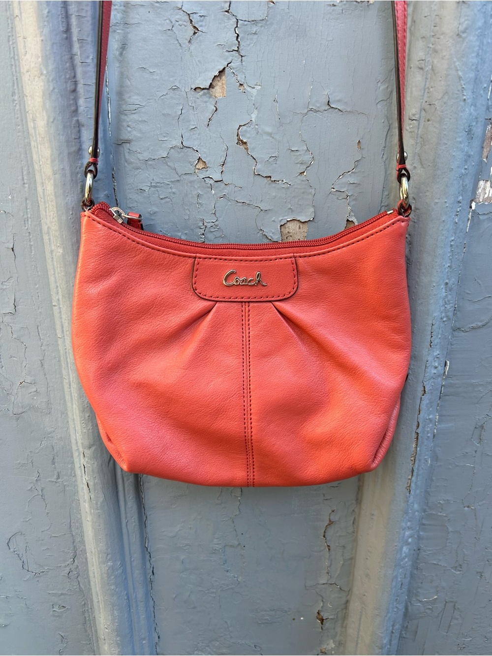 Coach Orange Ashley Crossbody Bag